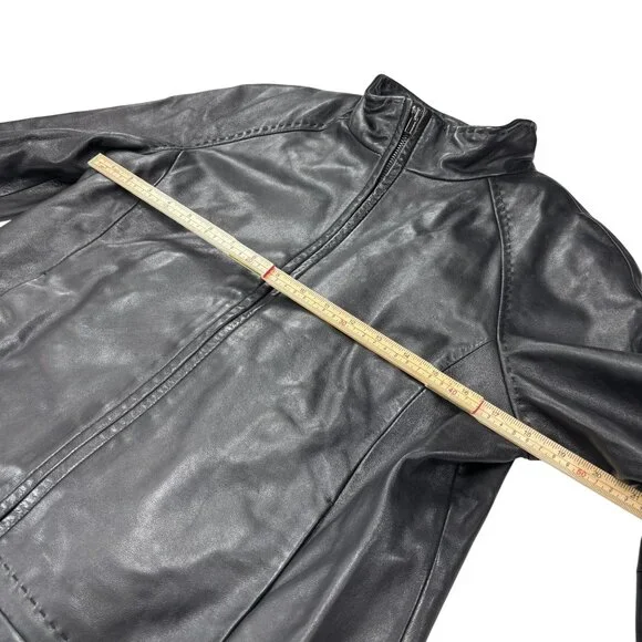 Wilsons Leather Womens Black Jacket With Thinsulate Insulation M Size